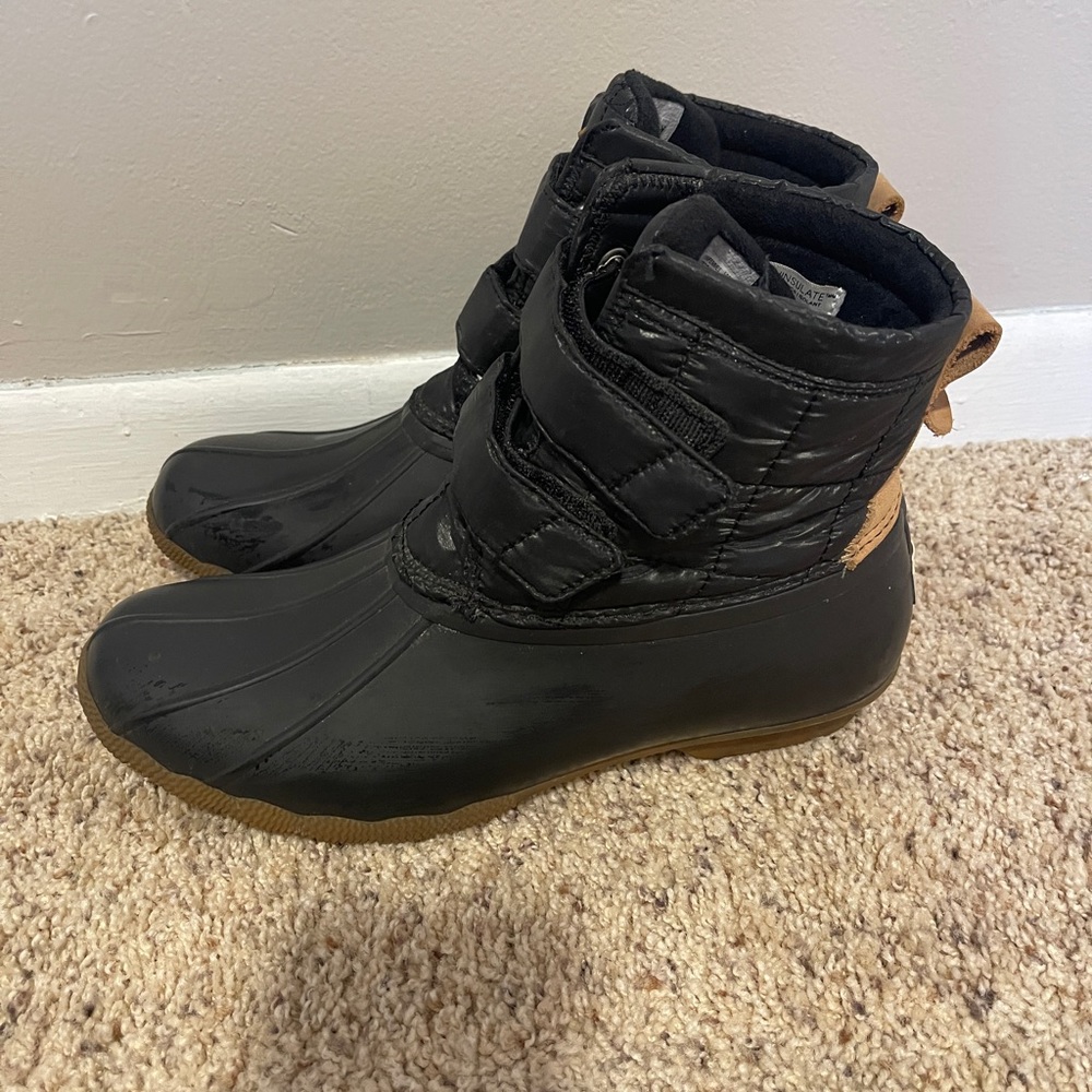 Women’s Sperry Duck Boots Velcro Size 9.5
